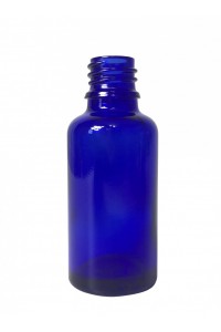 Mėlyno stiklo buteliukas (DIN-18)